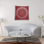 تابلو دکوراتیو چهارقل ورق طلا - تصویر 2