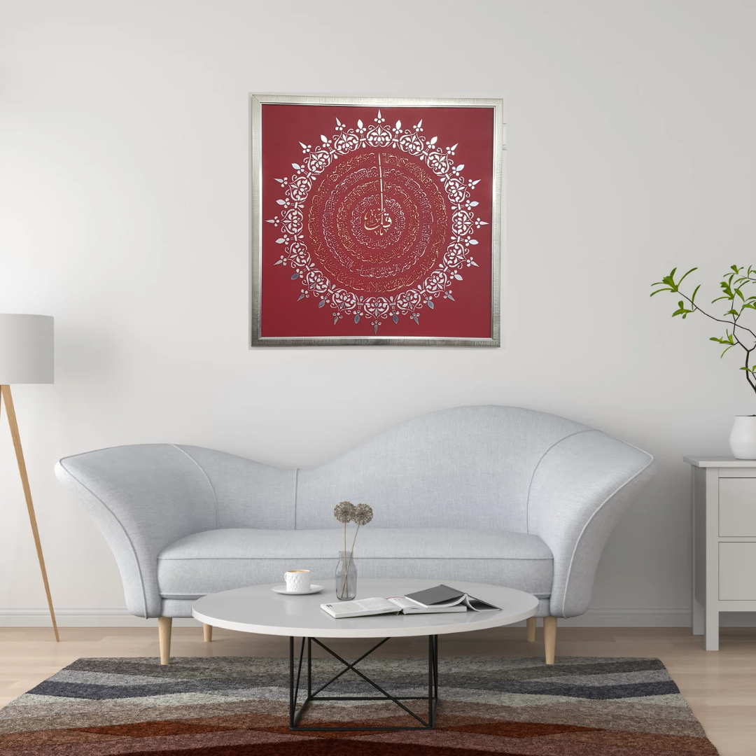 تابلو دکوراتیو چهارقل ورق طلا - تصویر 2