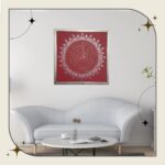 تابلو دکوراتیو چهارقل ورق طلا