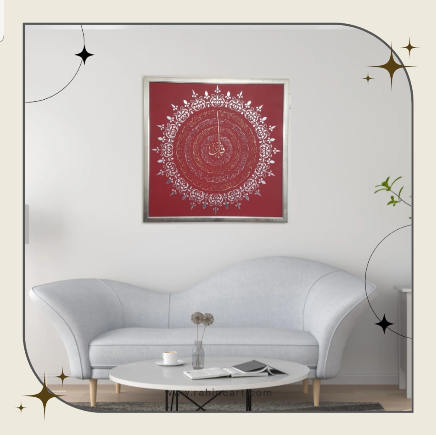 Screenshot_20251108-062322_Gallery تابلو دکوراتیو چهارقل ورق طلا - تصویر 1