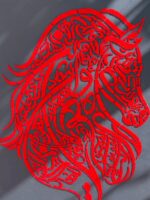 تابلو دکوراتیو وان یکاد پودر مخمل