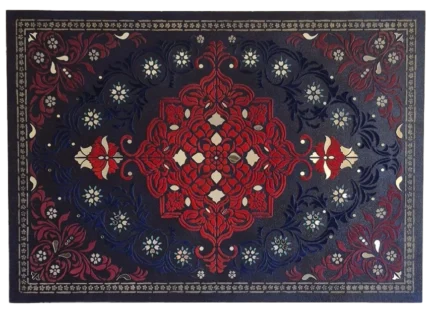 تابلو پودرمخمل طرح فرش ایرانی