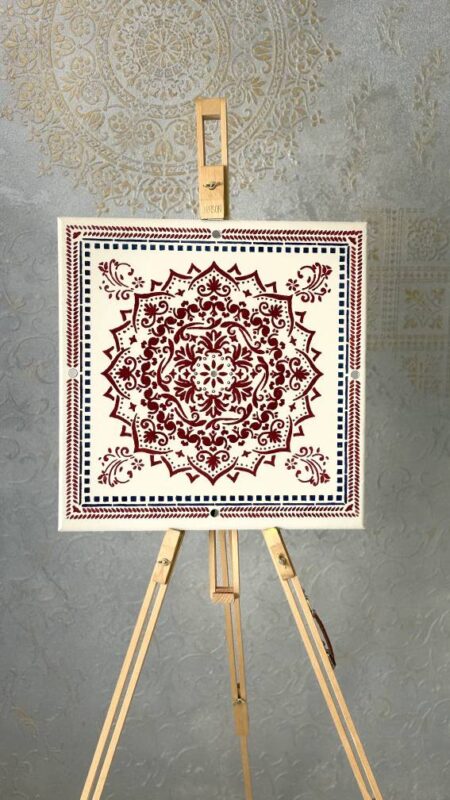 تابلوی دکوراتیو با پودر مخمل